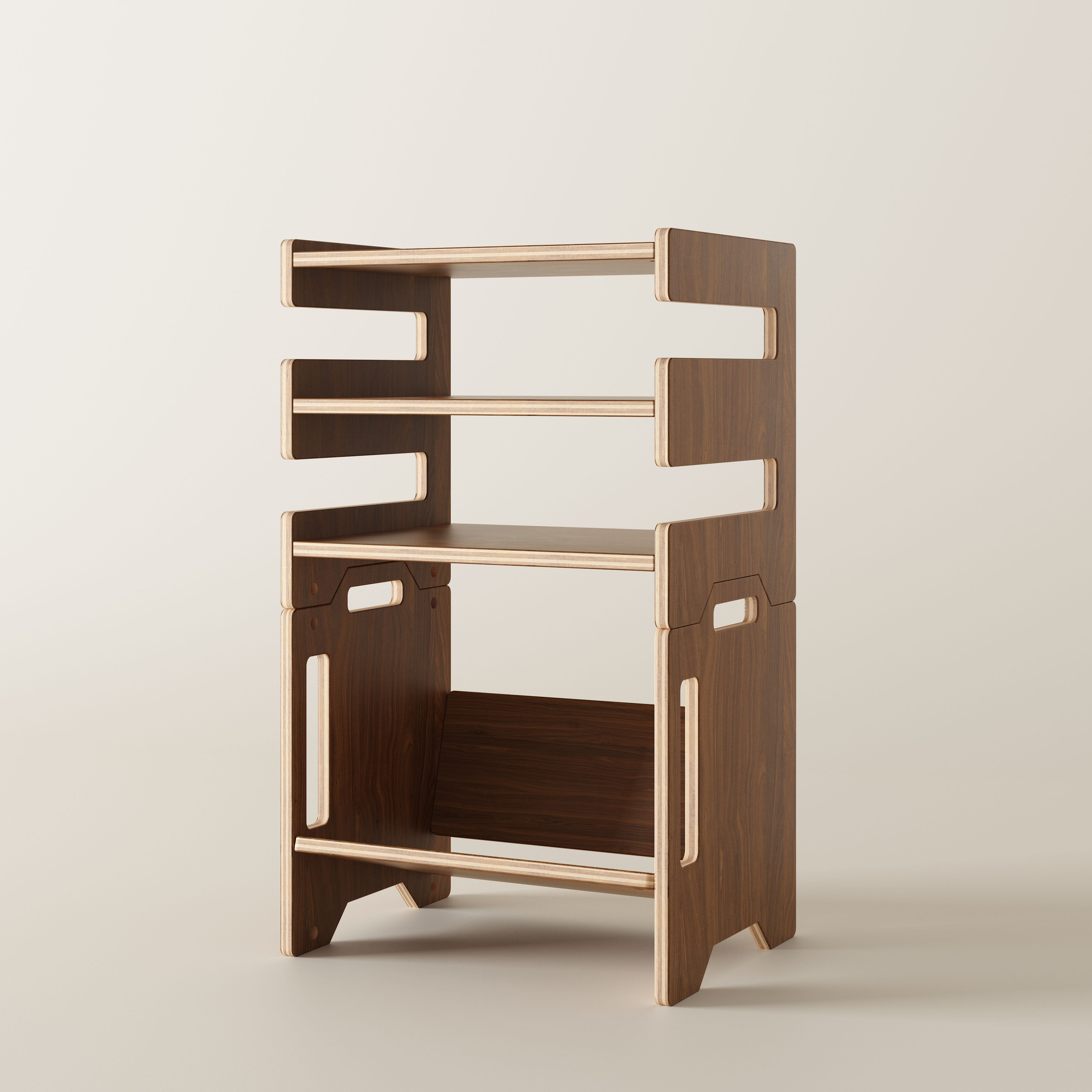 HAVEN Double-Stack β Walnut Vinyl & Hi-Fi Tower