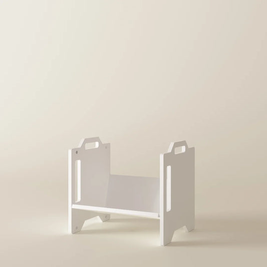 White Vinyl Record Shelf