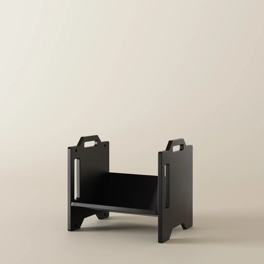 Black Vinyl Record Shelf