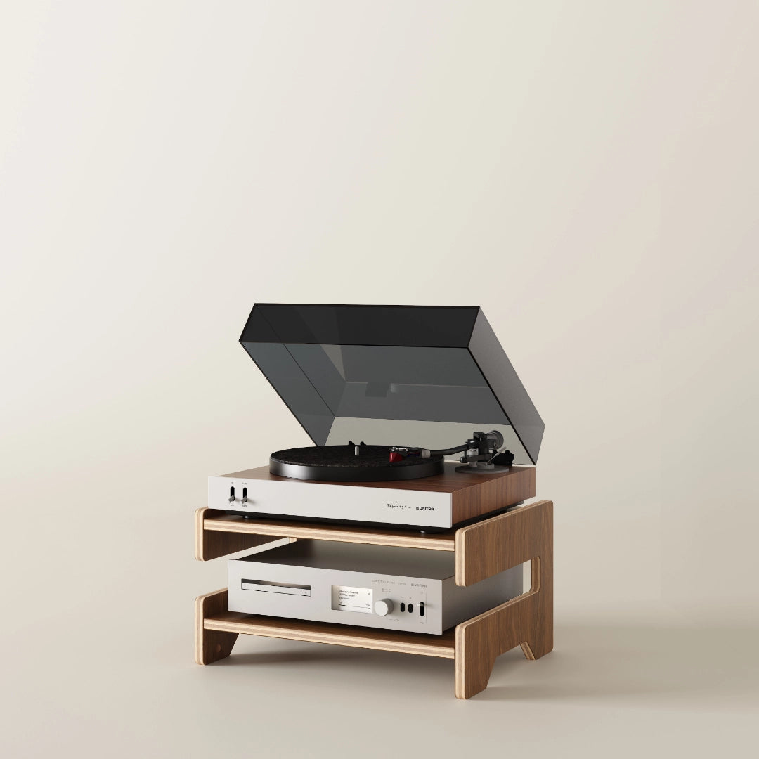 HAVEN (Walnut)- Record Player Shelf