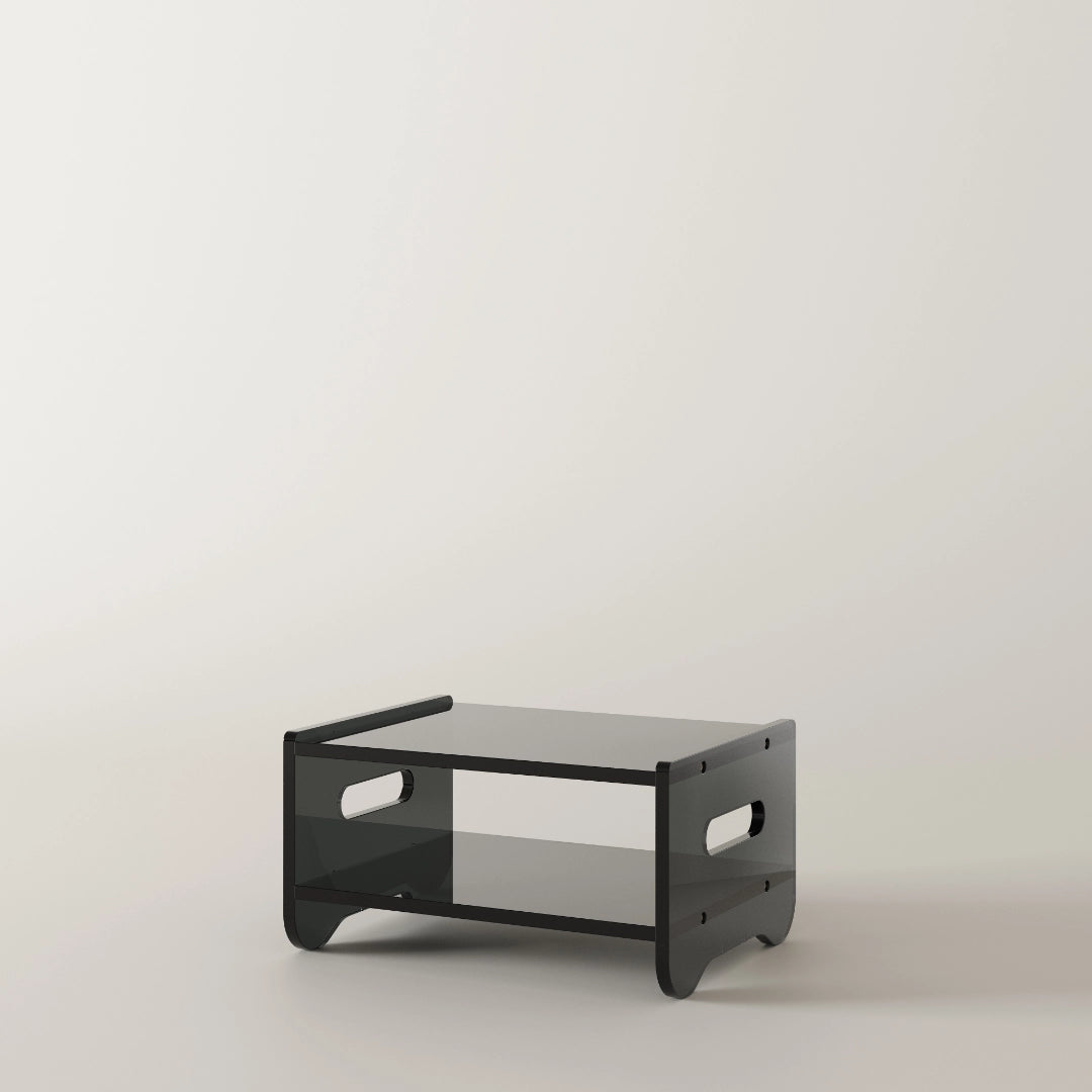 Prisma 140T - Acrylic Hi-Fi Shelf (Graphite)