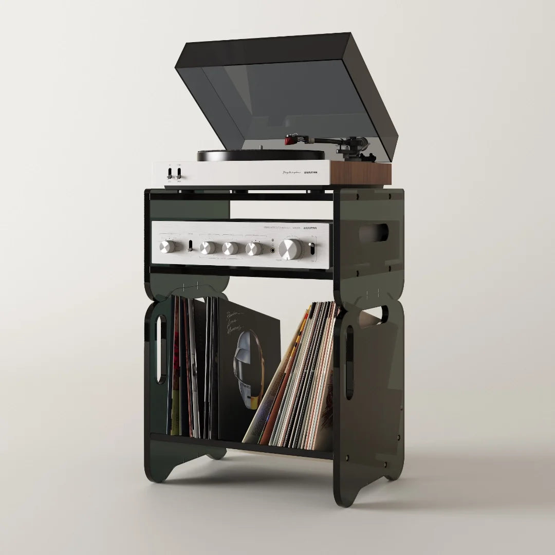 Acrylic shelf for Turntable and Records