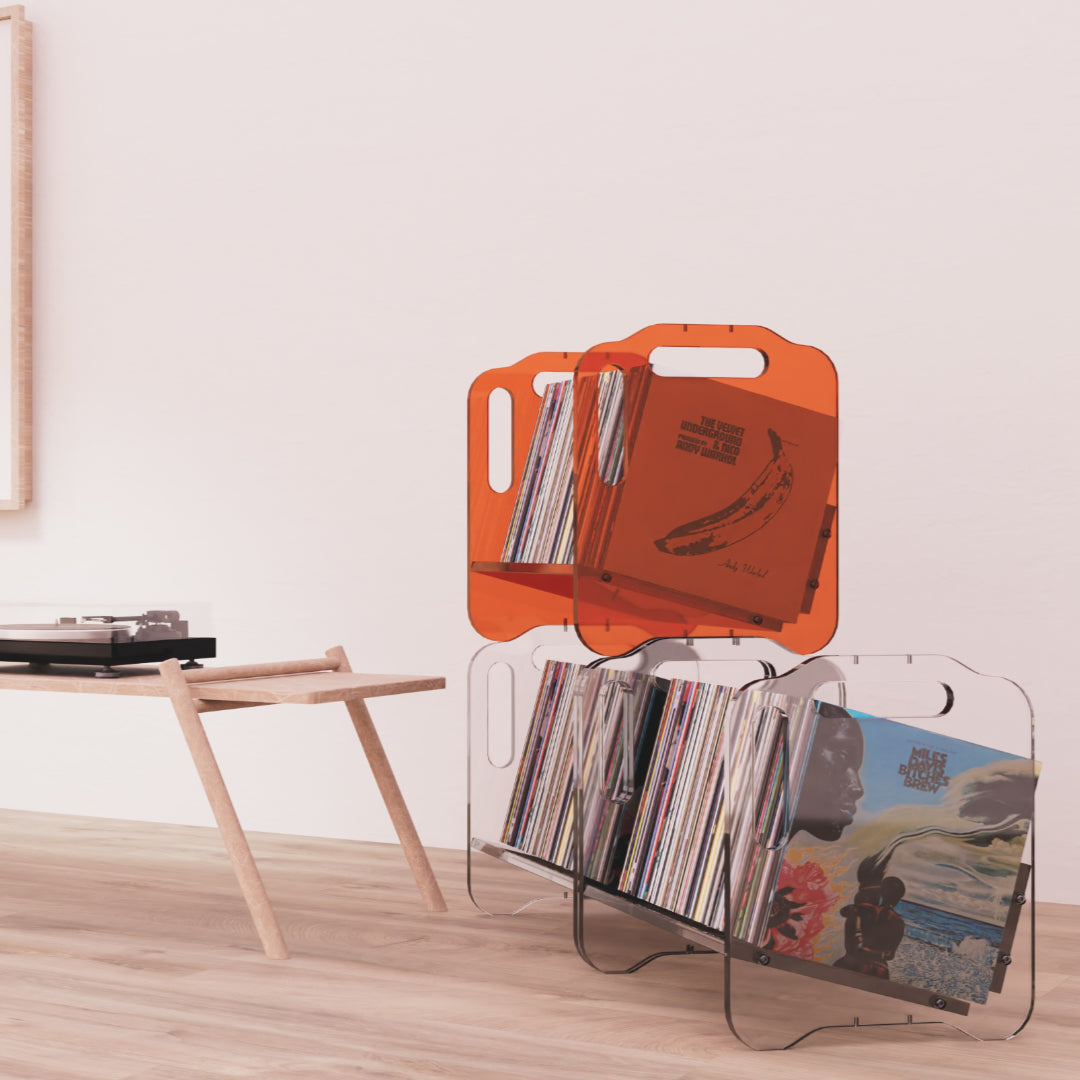Modular Shelving for Vinyl Records