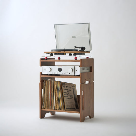 Aurala 140 - Walnut Vinyl Record + Hi-Fi Console