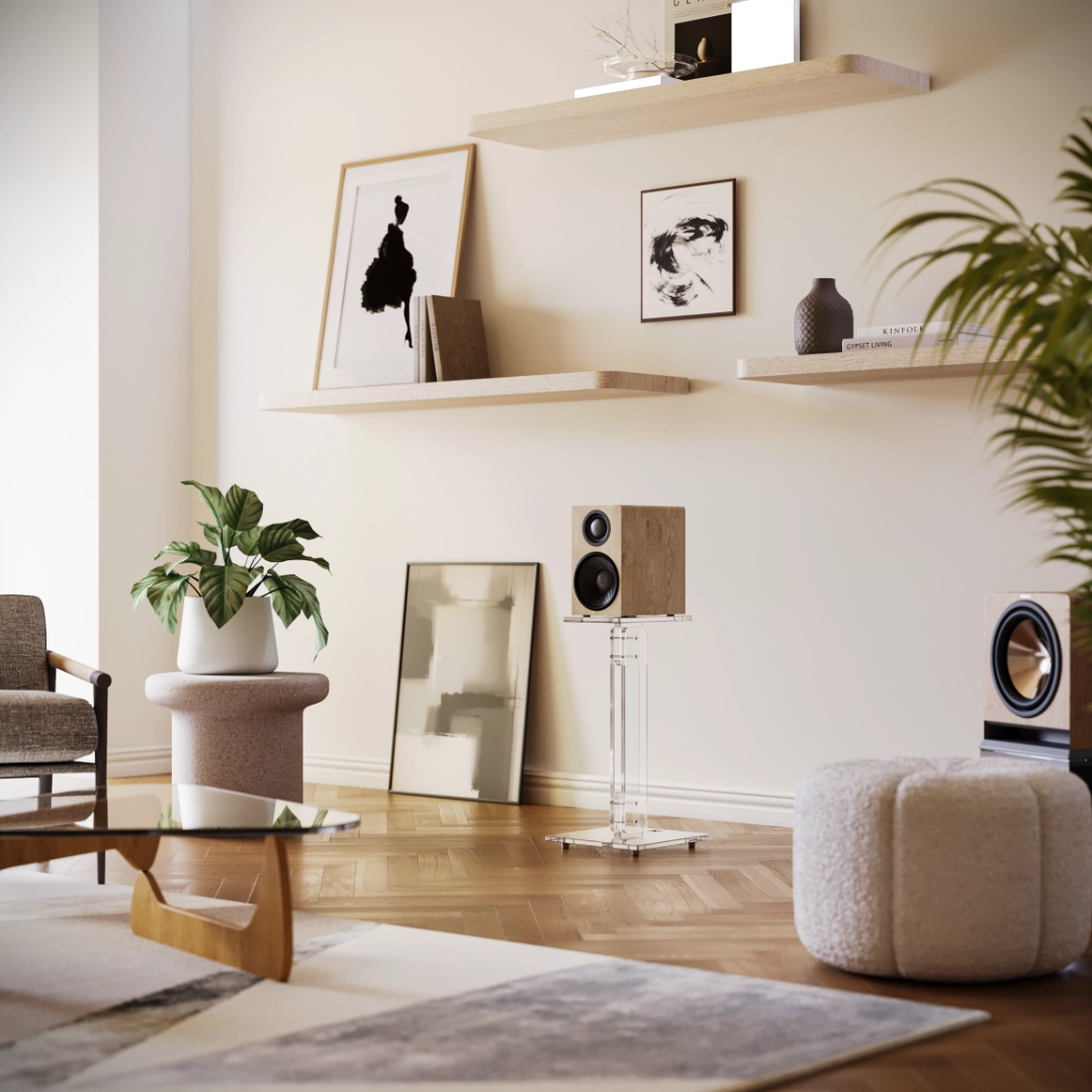 NODE - Acrylic Speaker Stands (Pair)