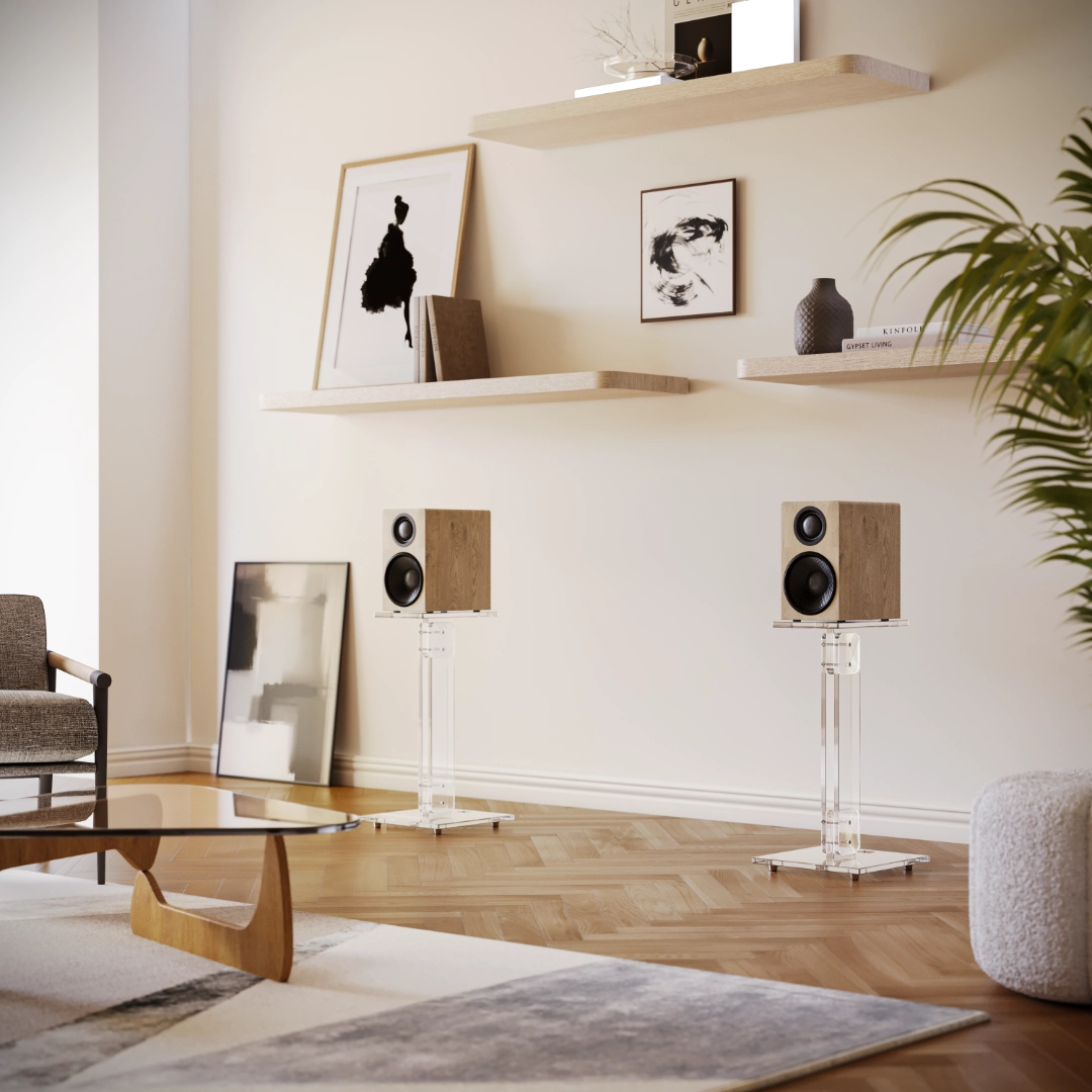 NODE - Acrylic Speaker Stands (Pair)